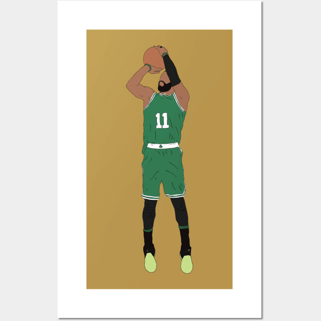 Kyrie Irving Jumpshot Wall Art by rattraptees